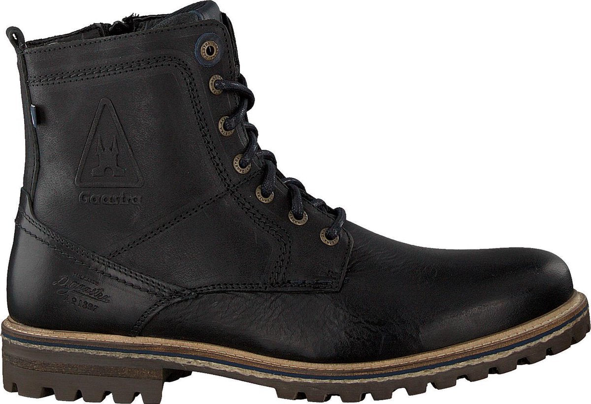 Gaastra Cape High Veterboots - Laarzen Met Veters - Heren - Zwart - Maat 43