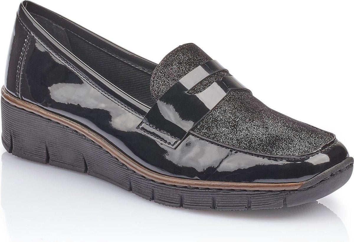 Rieker - Dames schoenen - 53732-01 - zwart - maat 41