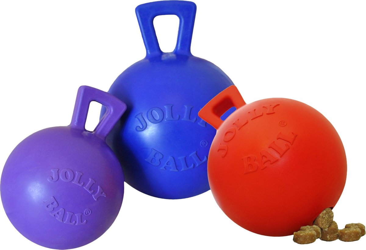 Jolly Tug-N-Toss Mini Traktatie Dispenser Rood Diameter - 10 cm