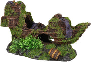Aquarium decoratie Moza Scheepswrak - 18 x 7 x 10 cm