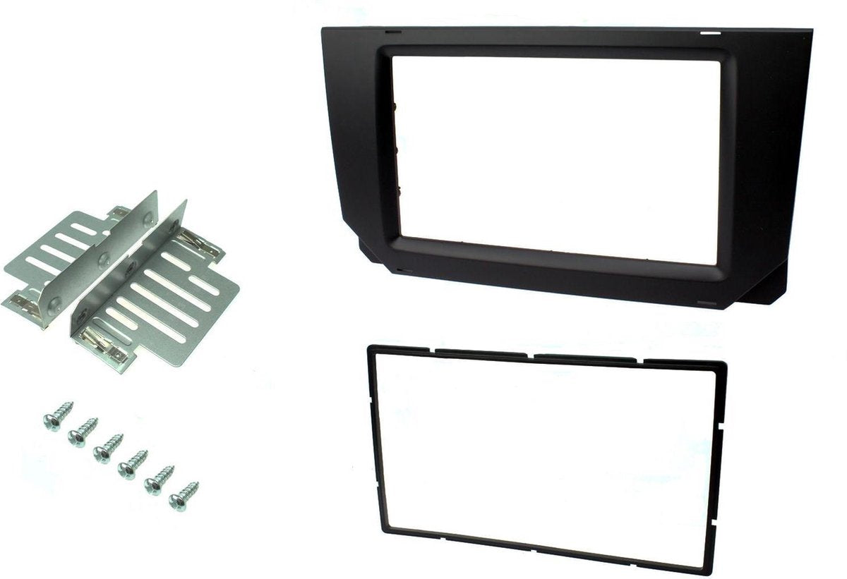 2-DIN frame ECO FRAME SEAT Arona/Ibiza 2017 - Zwart