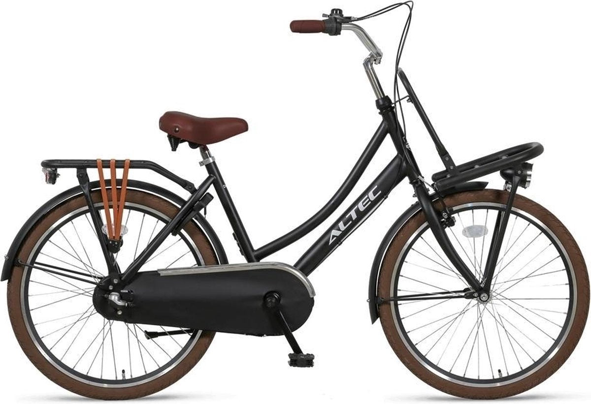 Altec Dutch 24inch Transportfiets N-3 Mat Zwart Nieuw