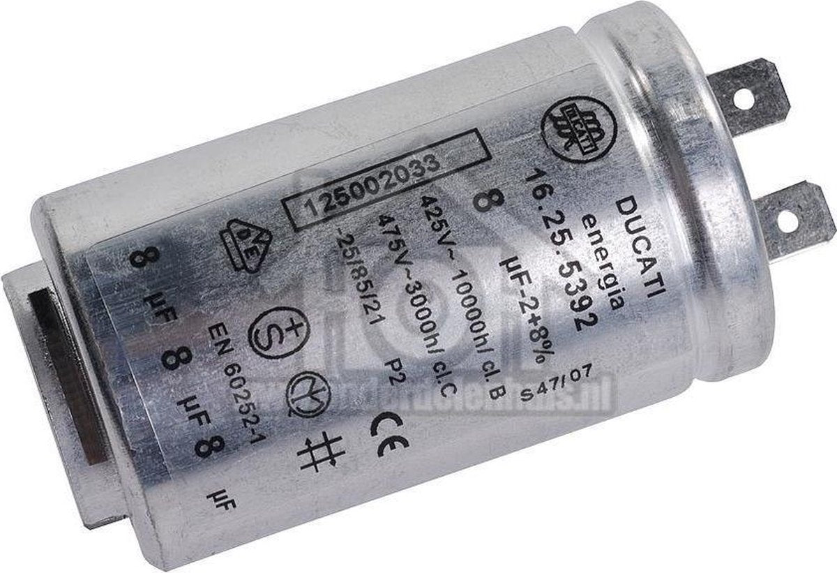 Zanussi Condensator 8uF TDE4224