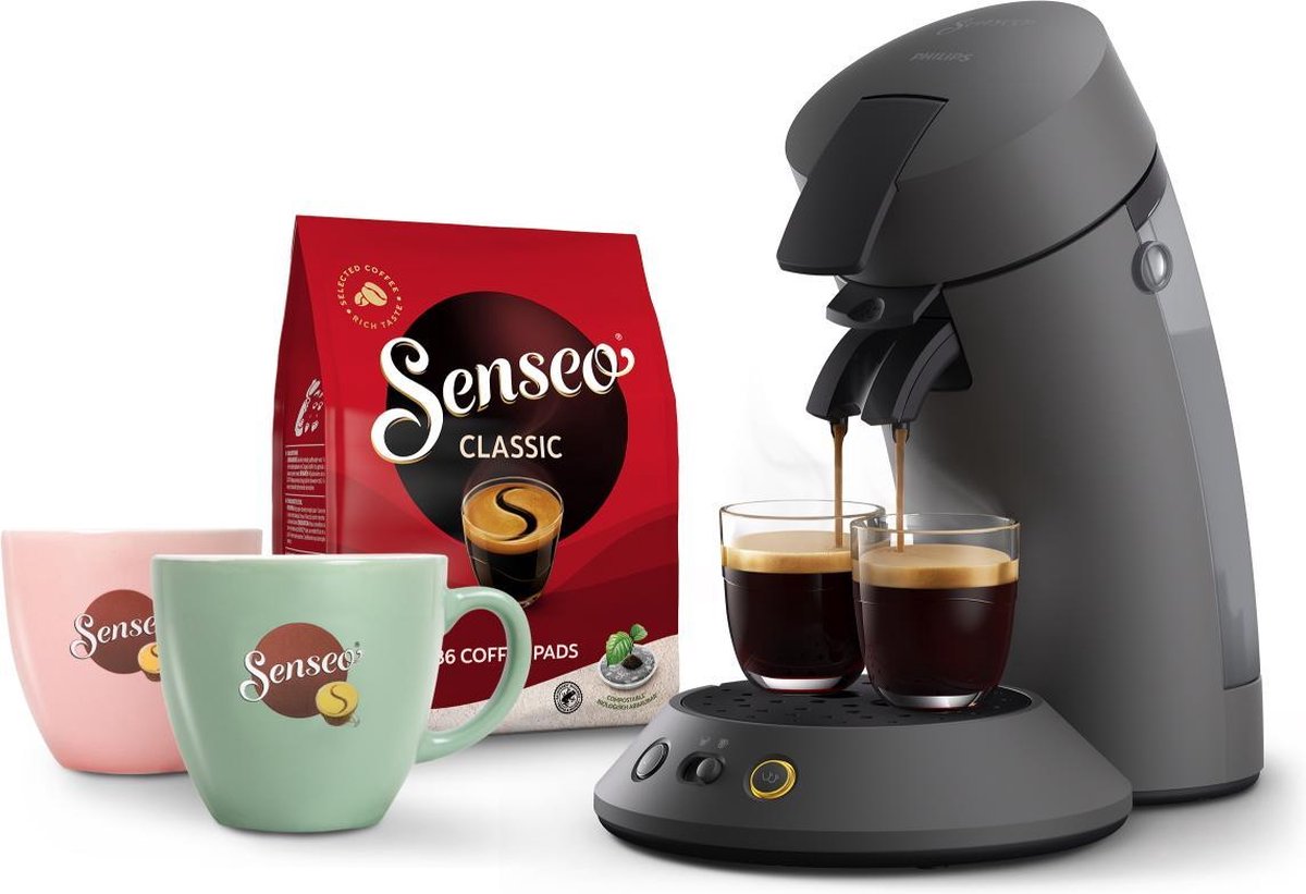 Philips Senseo Original Plus CSA210/55 - Koffiepadapparaat - Kasjmiergrijs