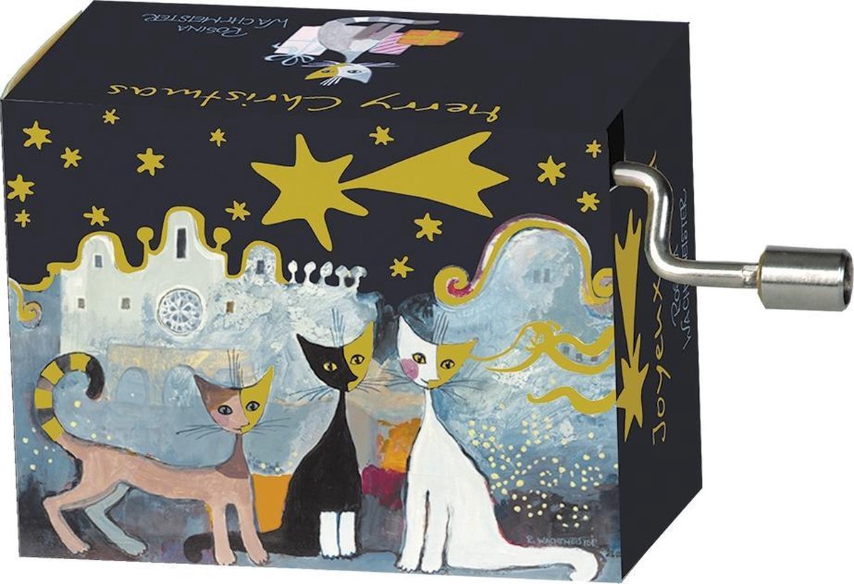 Muziekdoosje kerst Rosina Wachtmeister natale alla rocca melodie stille nacht