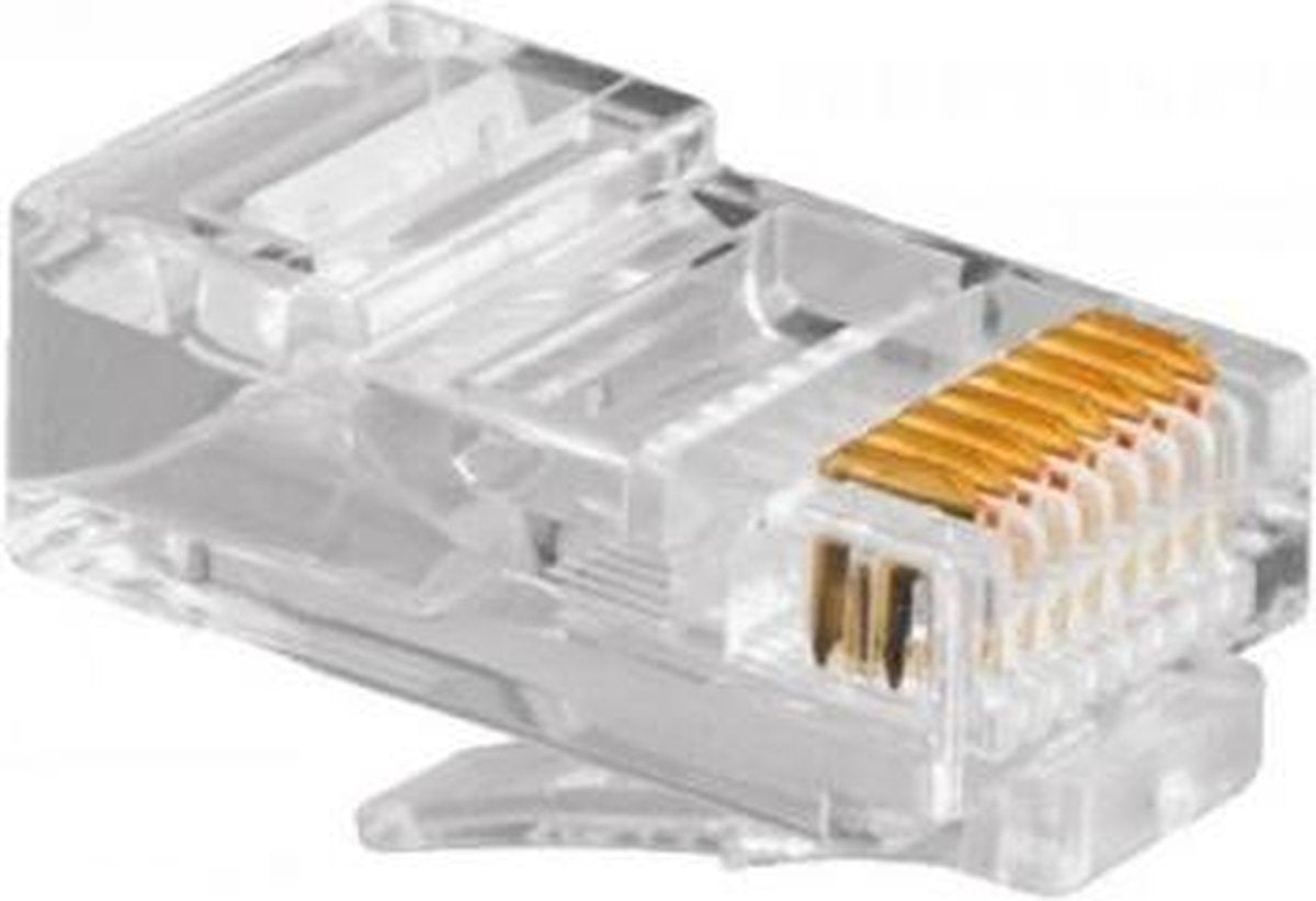 100x RJ45 UTP Cat5e stekkers