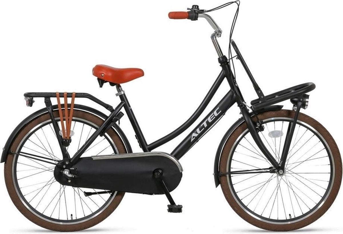 Altec Dutch 24inch Transportfiets N-3 Mat Zwart