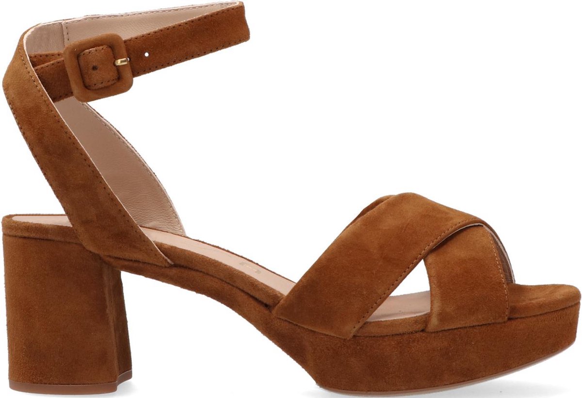 Unisa Novilla Sandalen - Dames - Cognac - Maat 37
