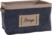 Mand canvas denim 32x25x20cm