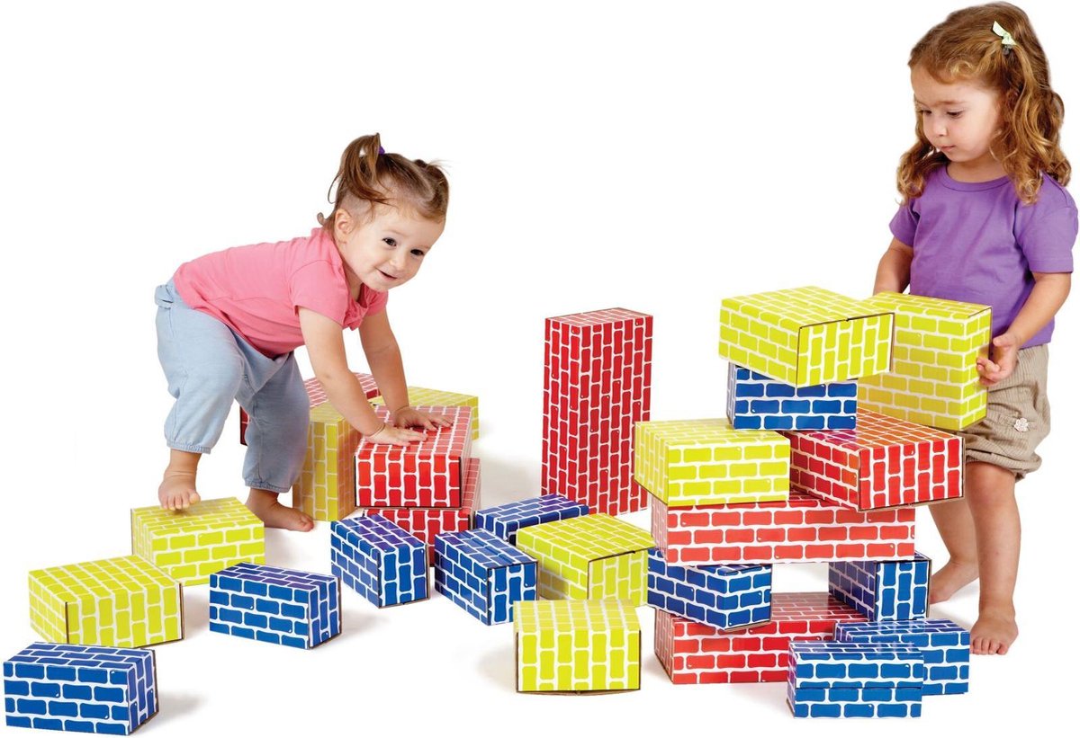 Edushape Kartonnen Blokken - 52 stuks