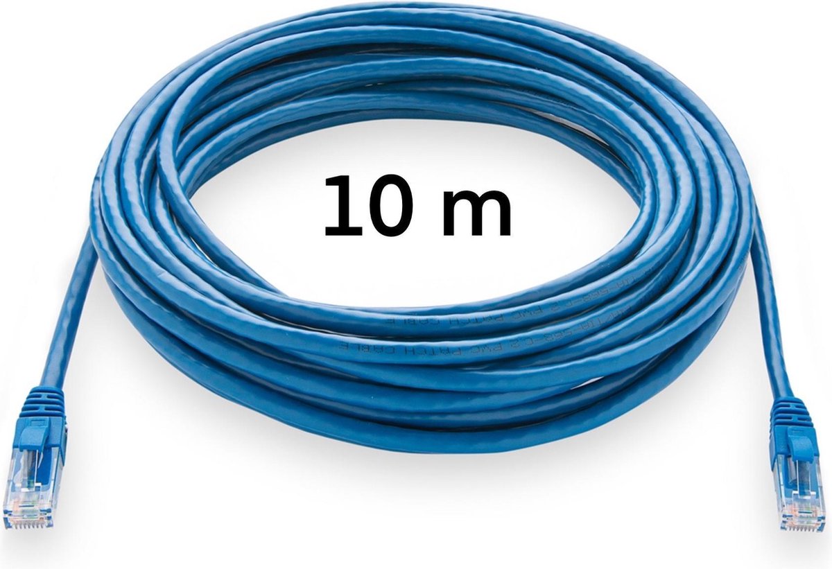 UTP kabel 10 meter - CAT 6 - Internetkabel - Ethernet kabel – Netwerkkabel