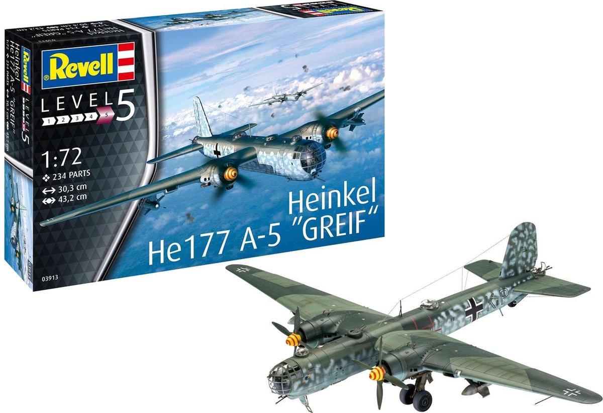 1:72 Revell 03913 Heinkel He177 A-5 Greif Plastic kit