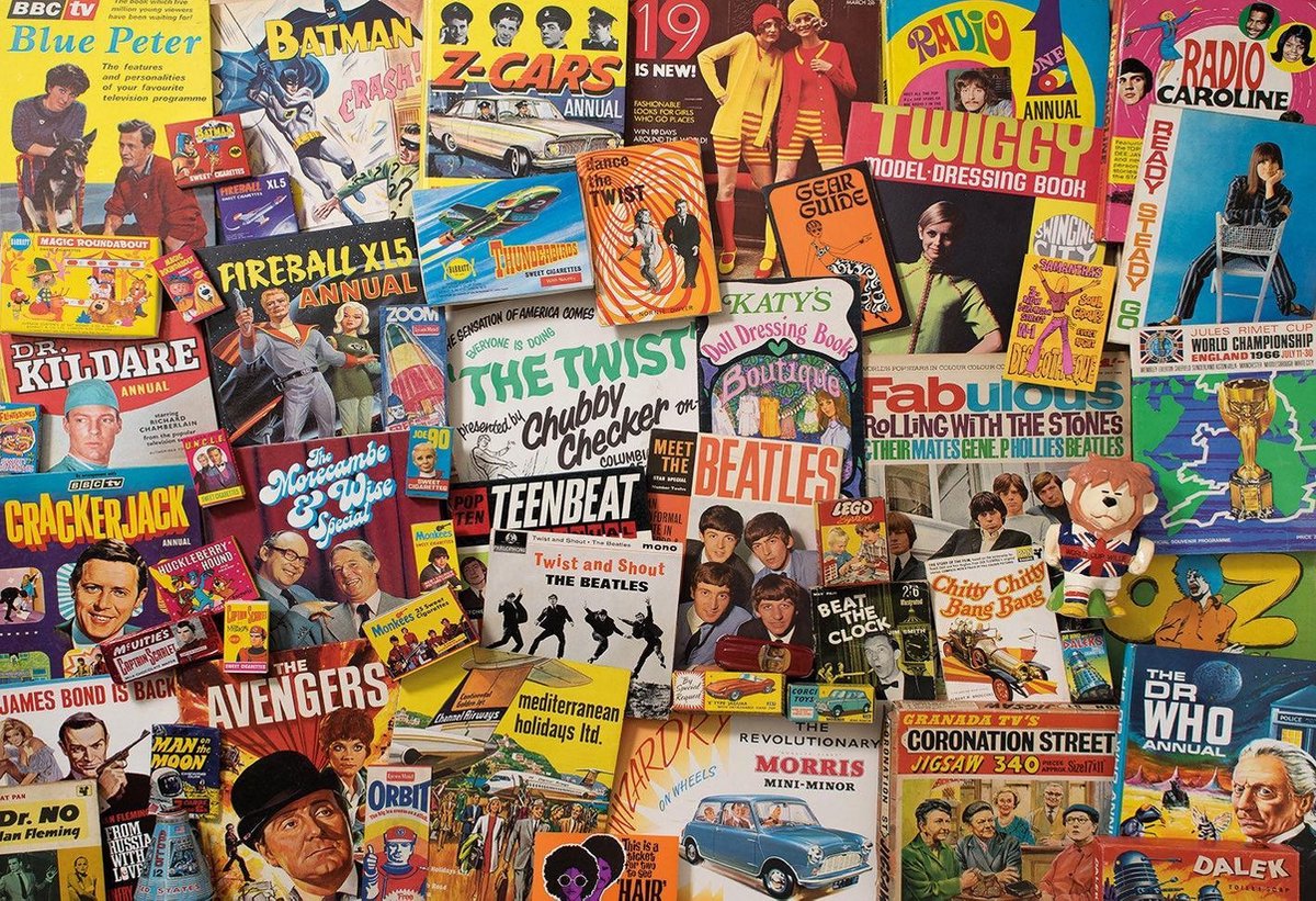Gibsons puzzel Spirit of the 60s - 1000 stukjes