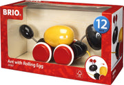BRIO Mier met ei- trekdier