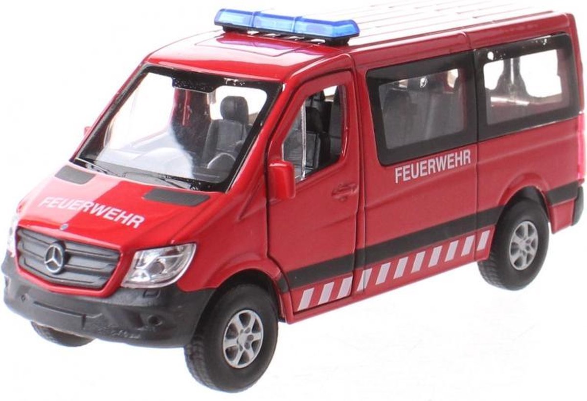 Mercedes Sprinter Feuerwehr brandweer Welly 43731GF
