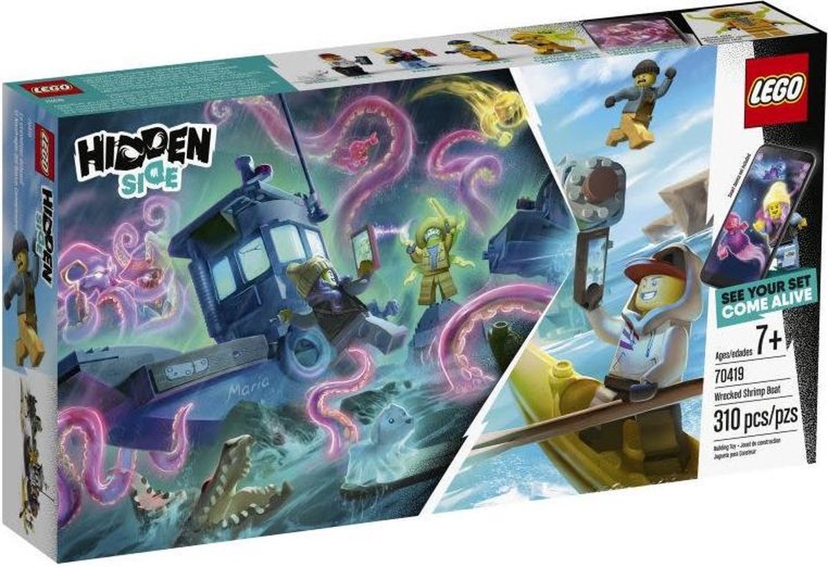 LEGO Schipbreuk met garnalenboot 70419