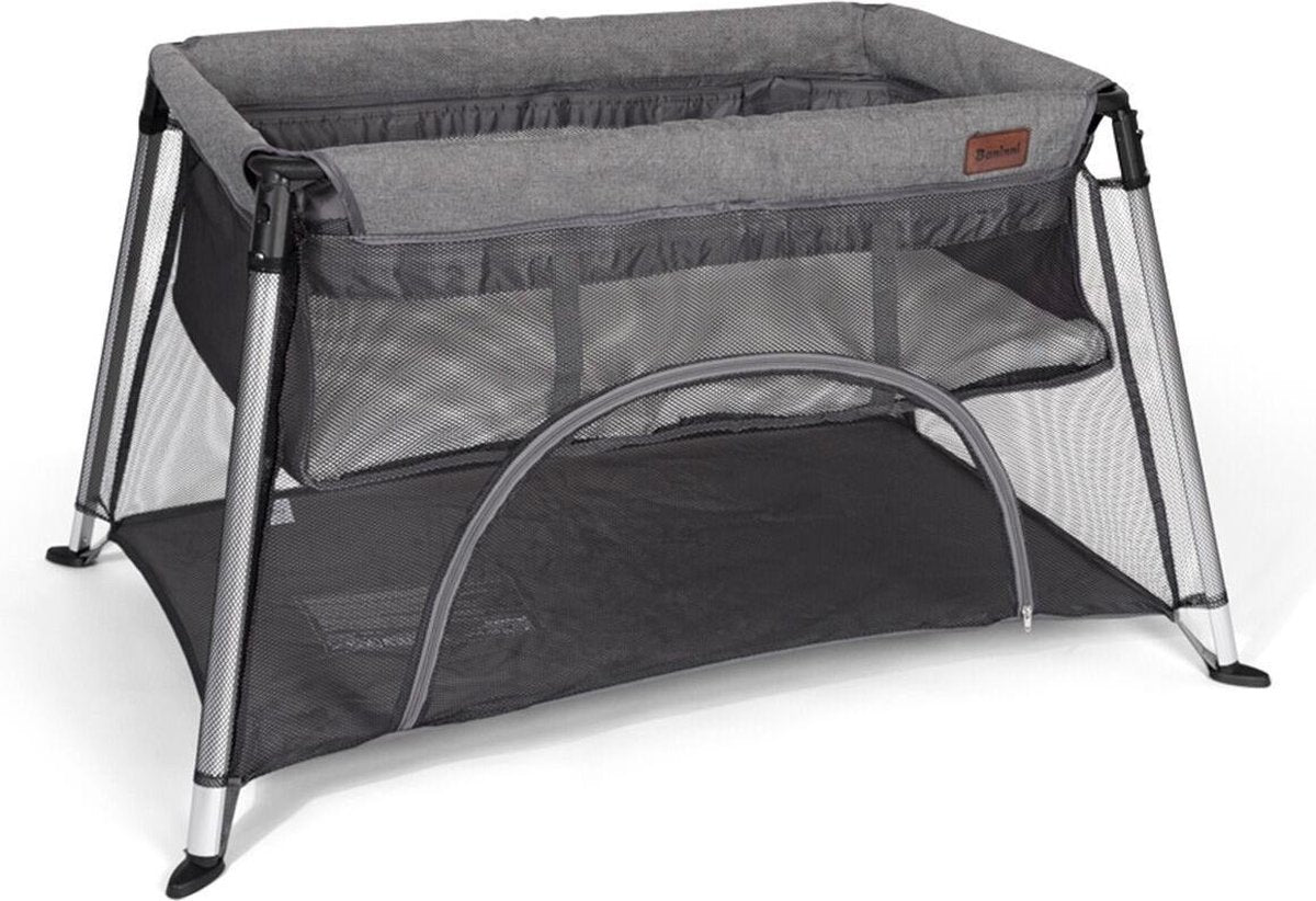 Baninni Campingbed - Reisbed Salento Grijs (incl. bodemverhoger)