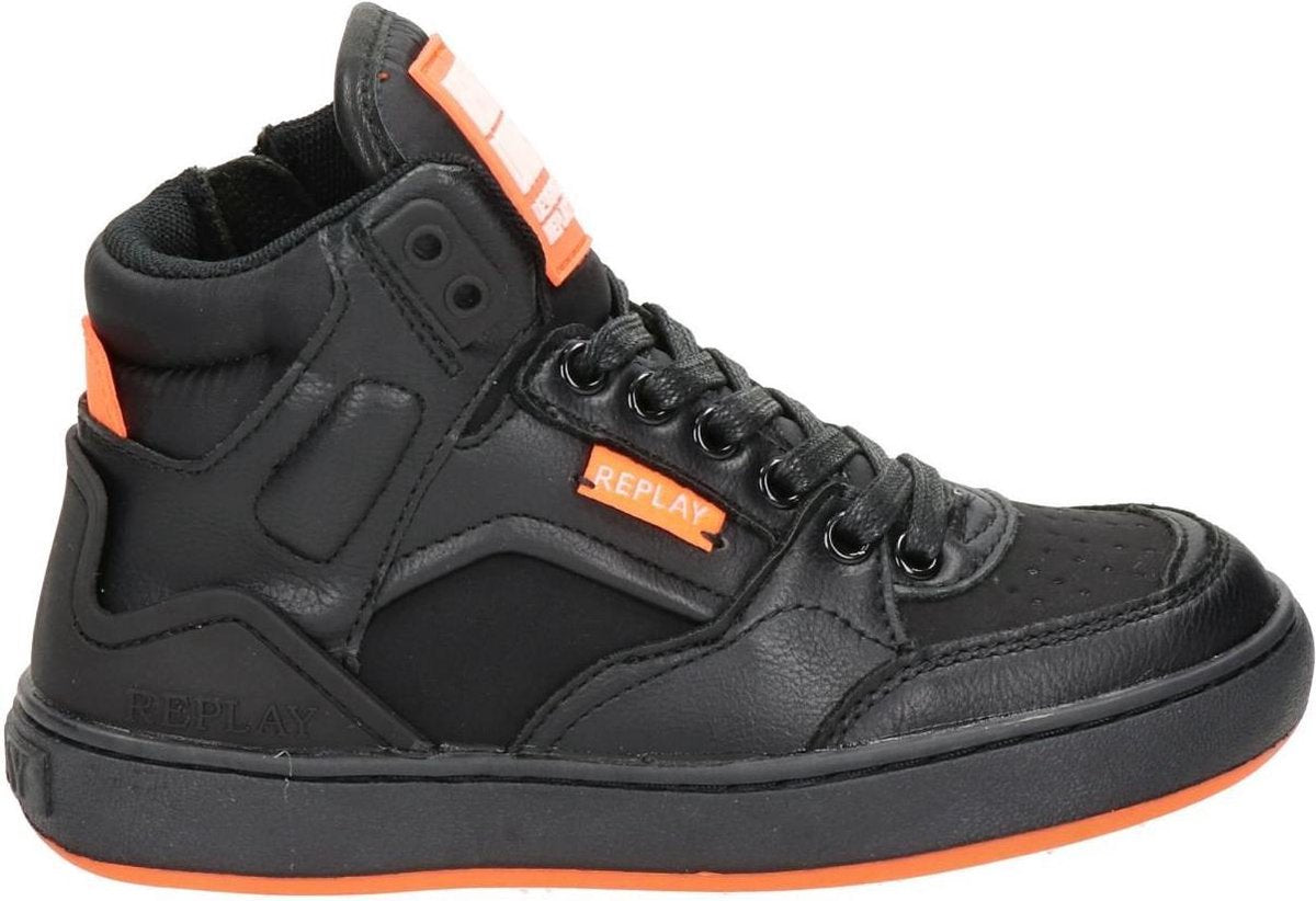 Replay Bokkai jongens sneaker - Zwart - Maat 37