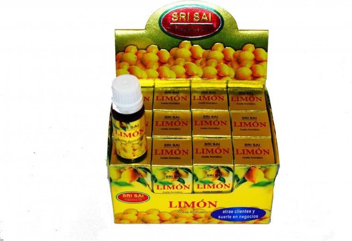 Sri Sai Aromatische Olie - Citroen - Flesje 10 ml