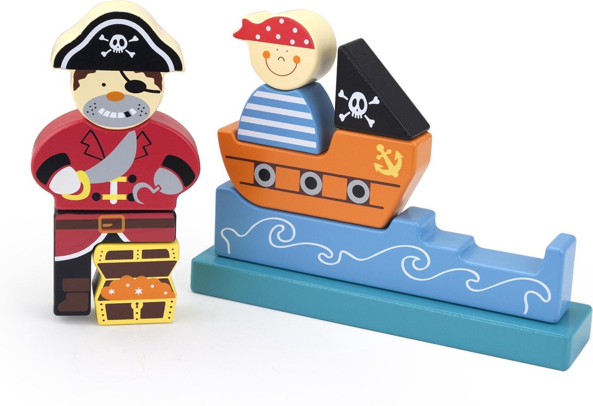 Edushape Magnetische Blokken - Piraat