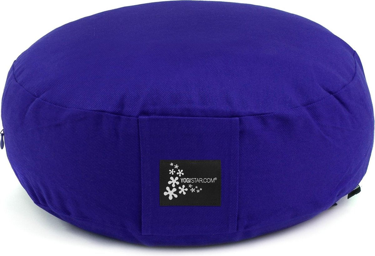 Meditatiekussen - rond royal blue Meditatiekussen YOGISTAR