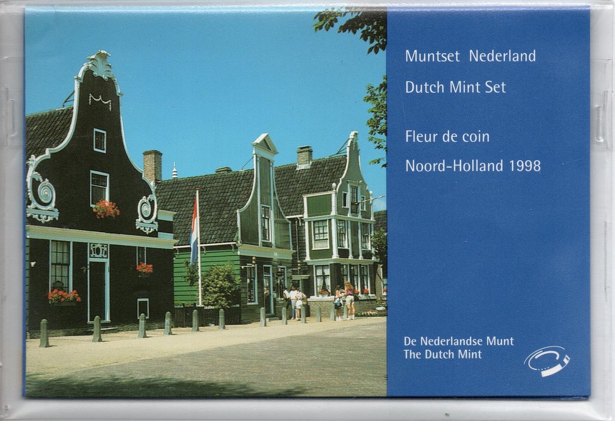 Nederland Jaarset Munten 1998 FDC - Noord-Holland
