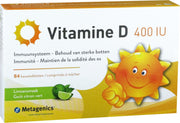 Metagenics Vitamine D 400 IE - 84 kauwtabletten - Vitamine D - Voedingssupplement