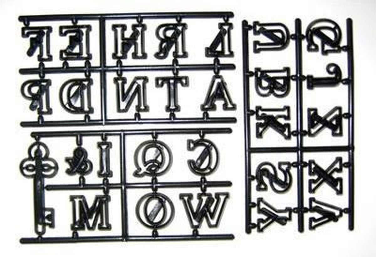 Patchwork Cutter Large Alphabet & Key