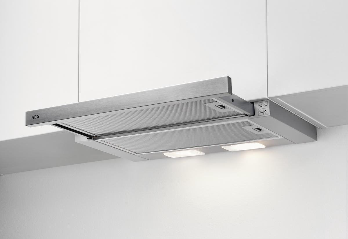 AEG DPB2621S - Afzuigkap - Vlakscherm - Zilver