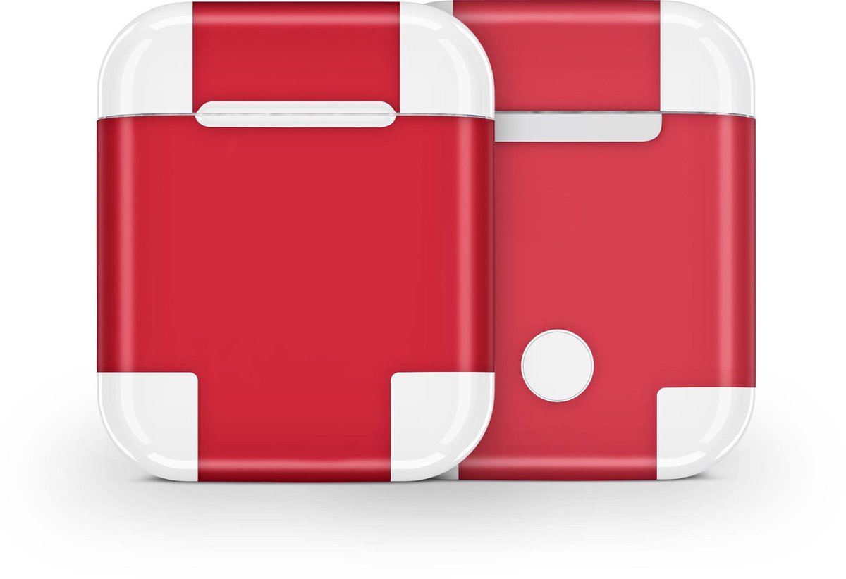 AirPods 1st Generation Case Skin Hot RED/ROOD- 3M Wrap