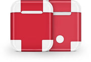 AirPods 1st Generation Case Skin Hot RED/ROOD- 3M Wrap