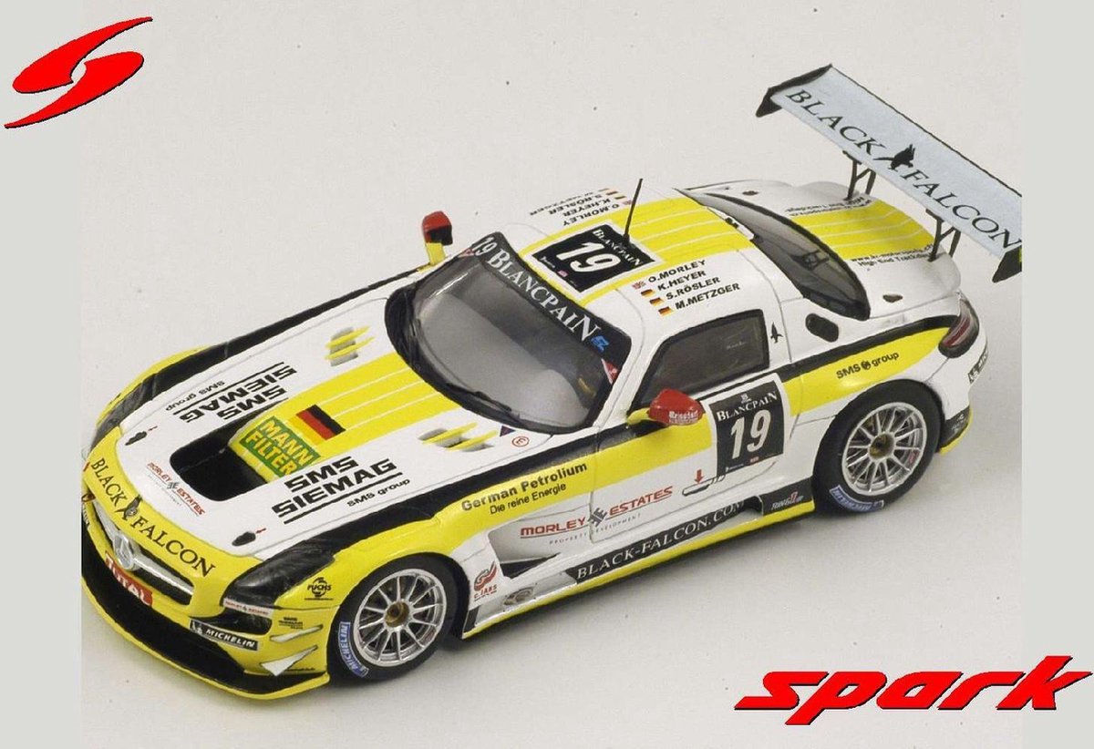 Mercedes SLS GT3 #19 24H Spa 2012