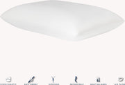 Nova Lekker Sleep Plump - Hoofdkussen - Orthopedische - Schuimrubber - 59x39x13cm