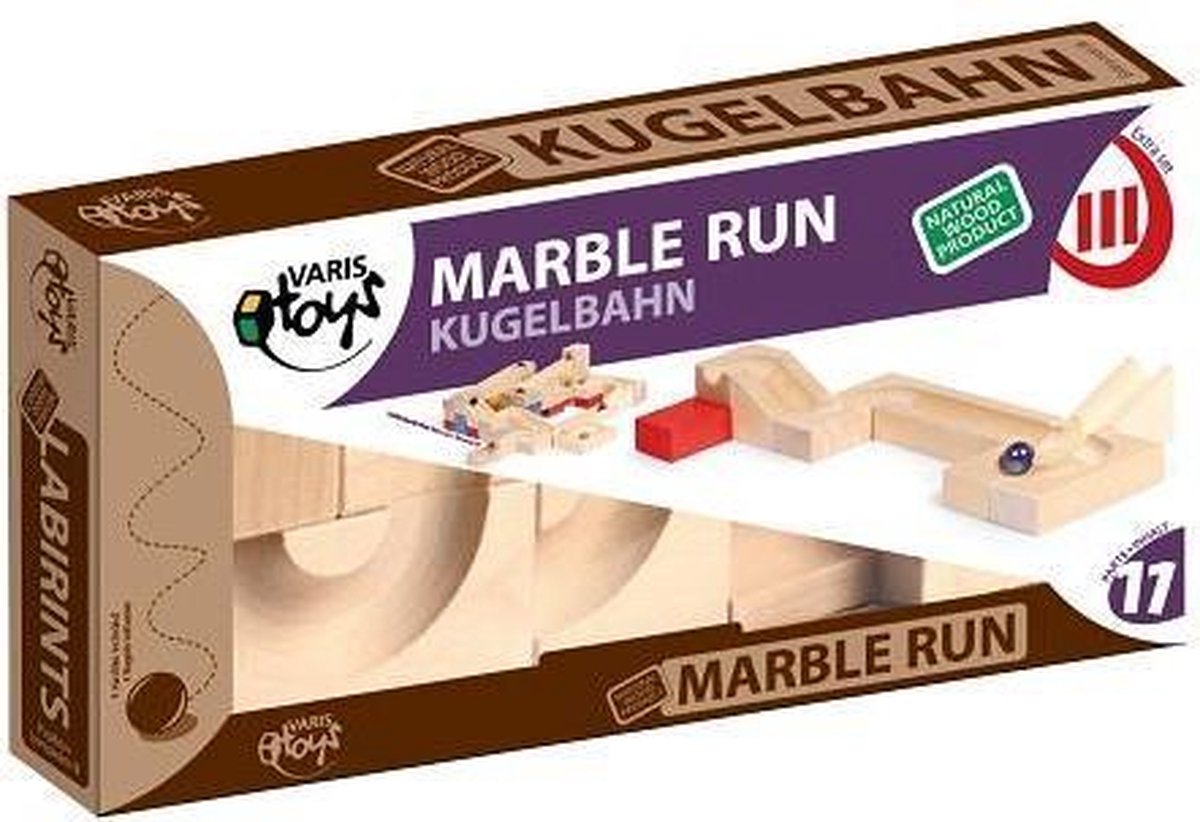 Varis Toys - Knikkerbaan - Extra Set - 11 delig