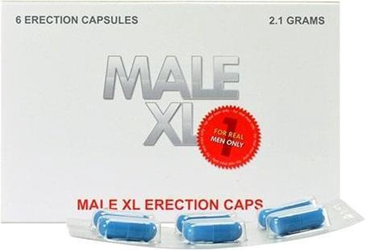 Male XL Erection Erectiepillen - Drogisterij - Erectiemiddelen - Discreet verpakt en bezorgd