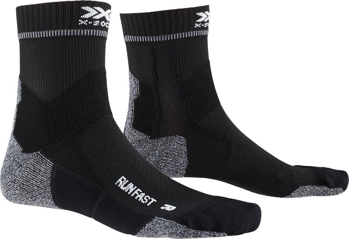 X-socks Hardloopsokken Run Fast Pa/pe/pp Zwart Mt 35-38