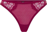 SAPPH - Nathalia Red String Dames - maat XL - Rood