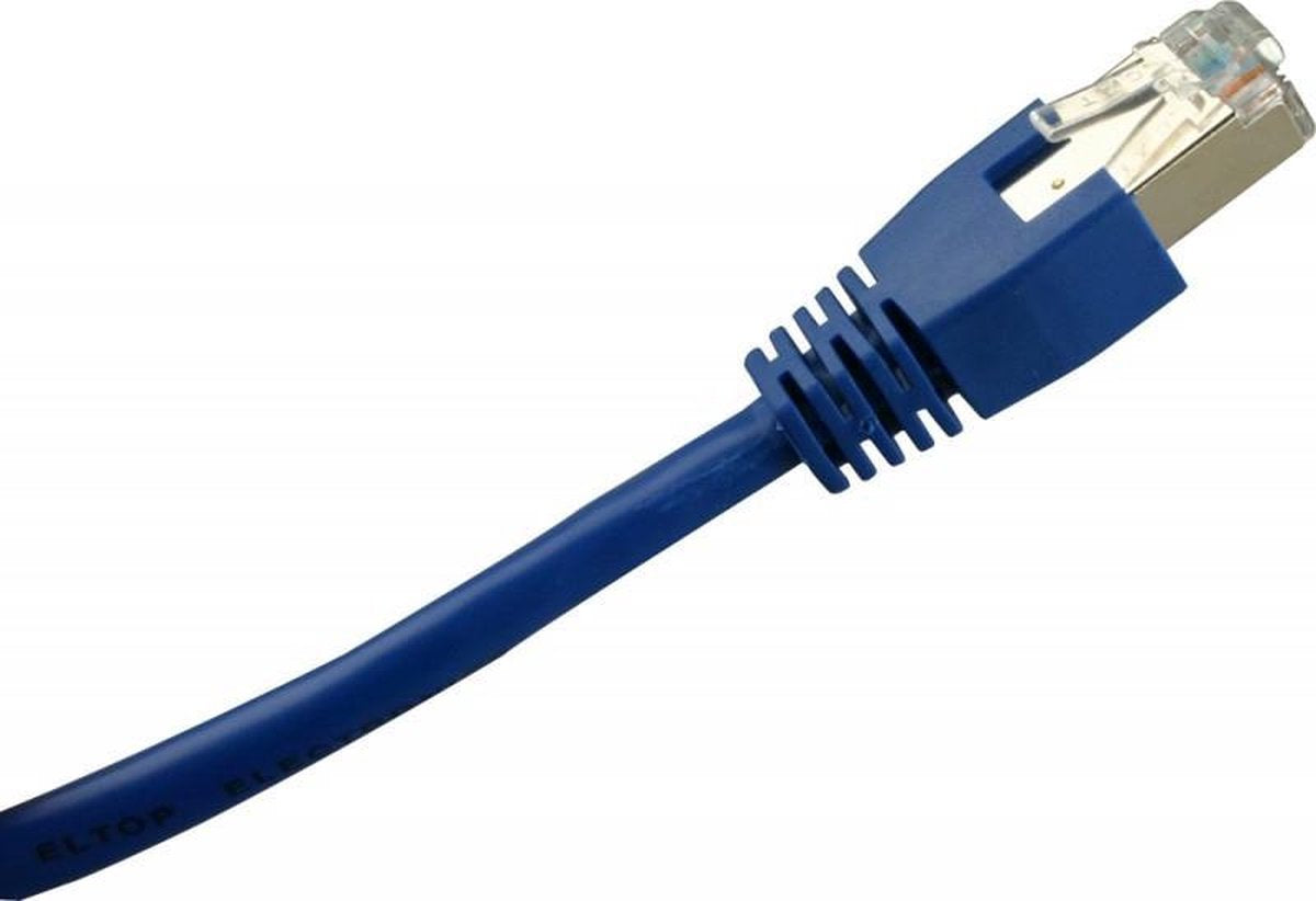 Sharkoon 4044951014194 0.25m Cat5e SF/UTP (S-FTP) Blauw netwerkkabel