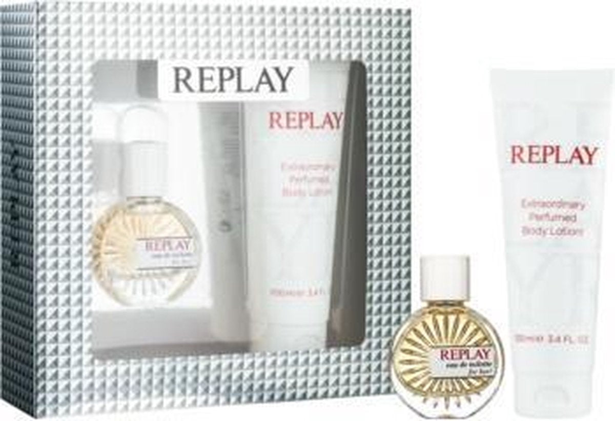 Replay - Replay for her! - Giftset -  Eau de toilette 20 ml + Bodylotion 100 ml