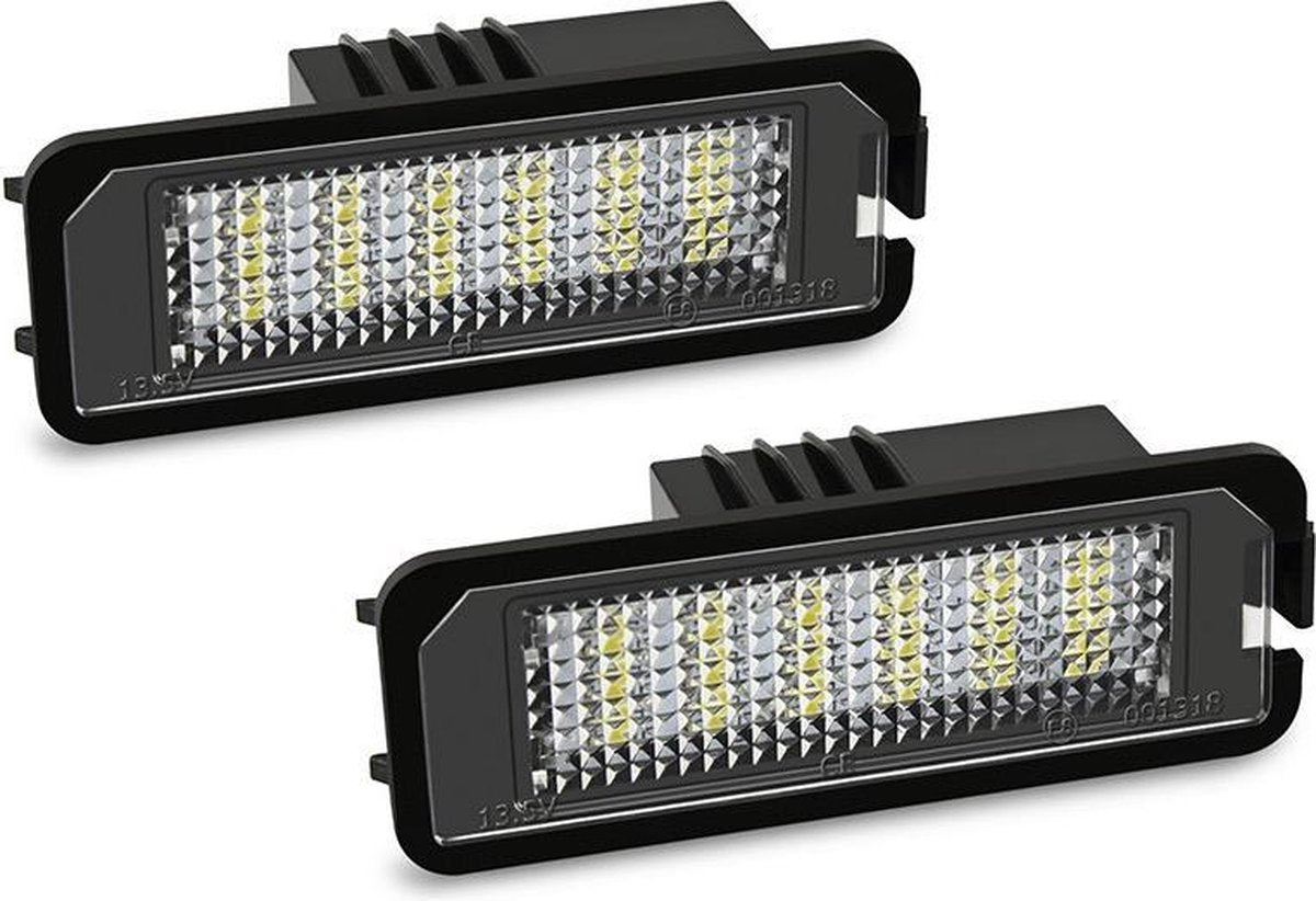 Kentekenverlichting LED Auto - 6000K - Set van 2 stuks - Geschikt voor o.a. Volkswagen