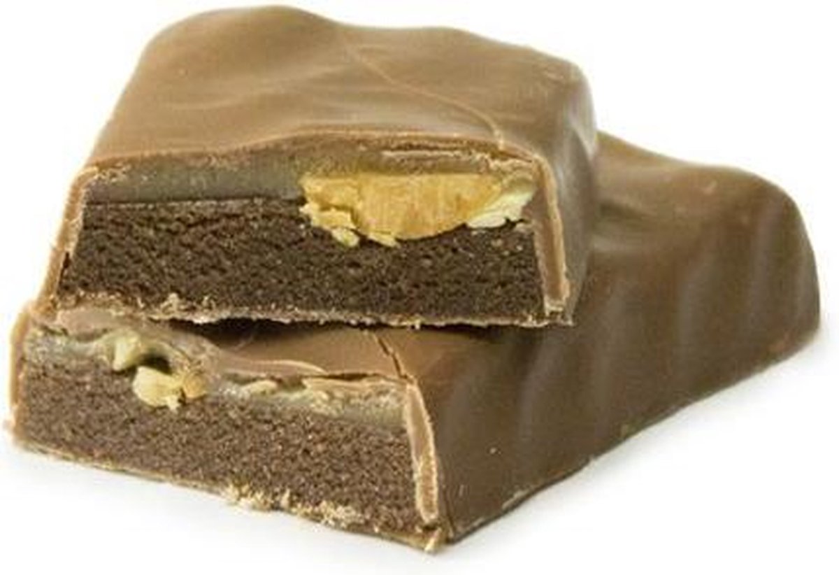 Protiplan | Reep Chocolade Karamel Pinda | 7 x 40 gram  | Eiwitrepen | Koolhydraatarme sportvoeding | Afslanken met proteïne repen