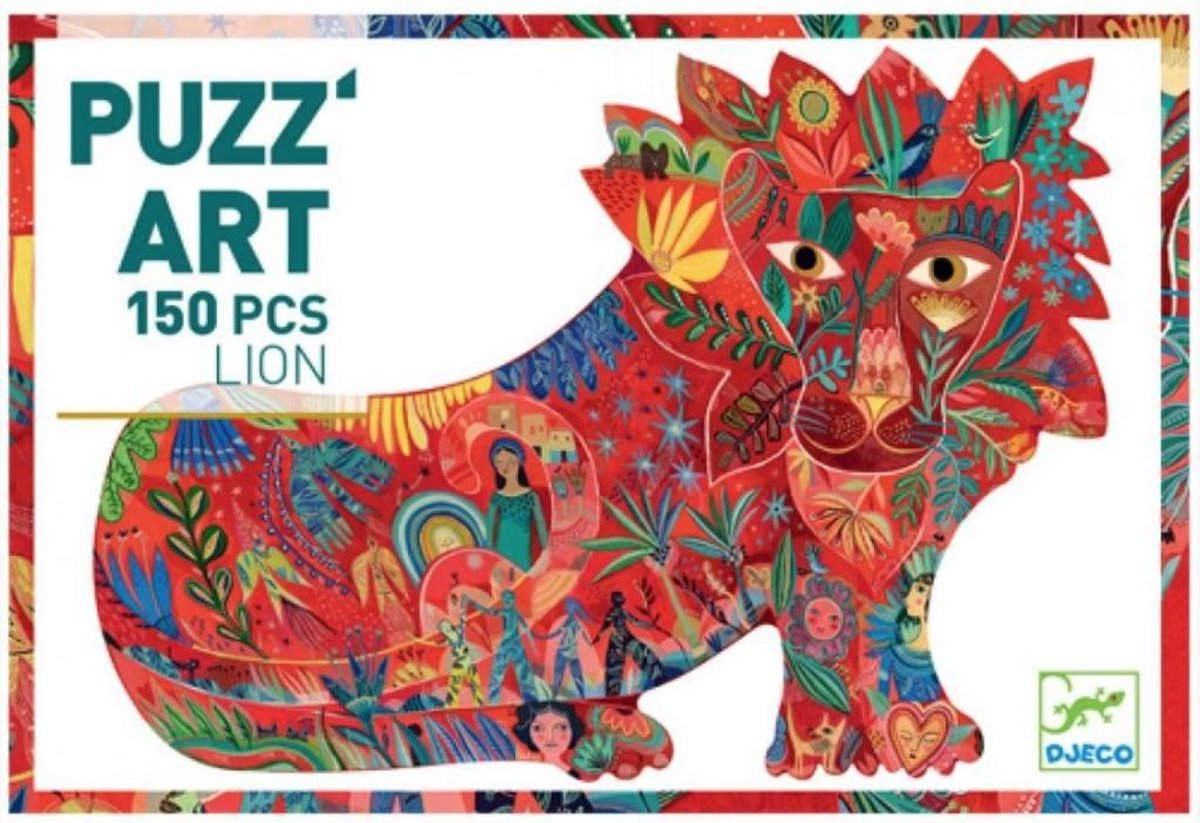 Djeco - Puzzel 150 stukjes - Leeuw