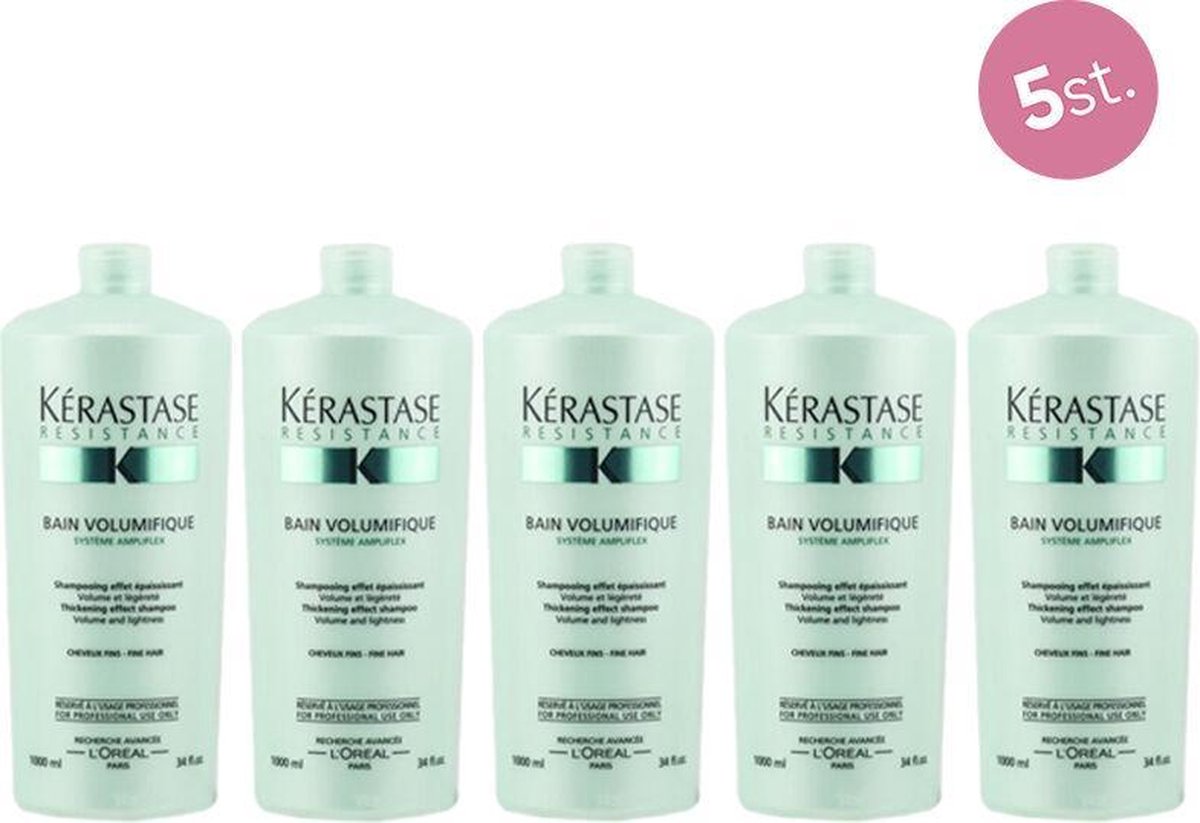 5X Kérastase Résistance Bain Volumifique 1000ml