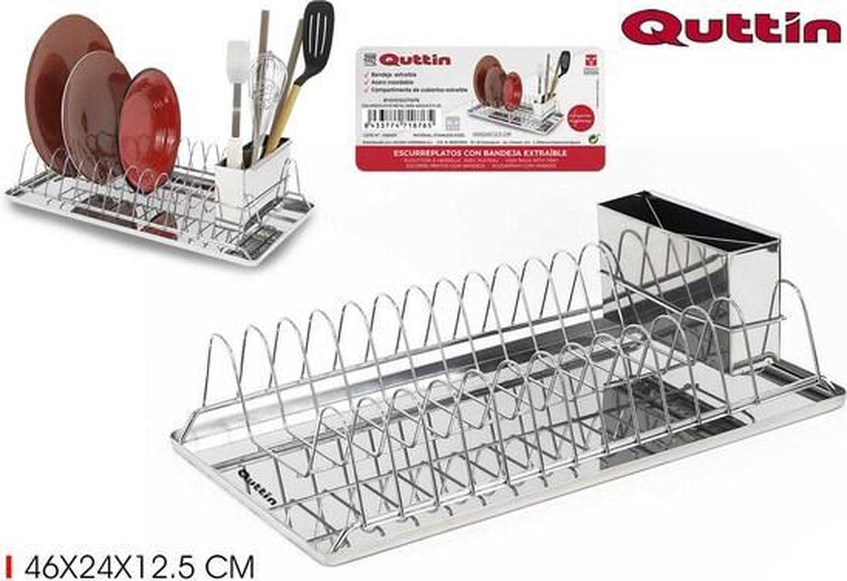INOX metalen rek 46X24X12.5