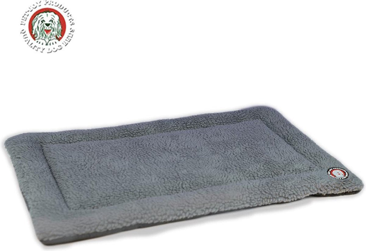 Pet-joy Hondendeken 58 X 45 Cm Polyester/fiberfill Grijs