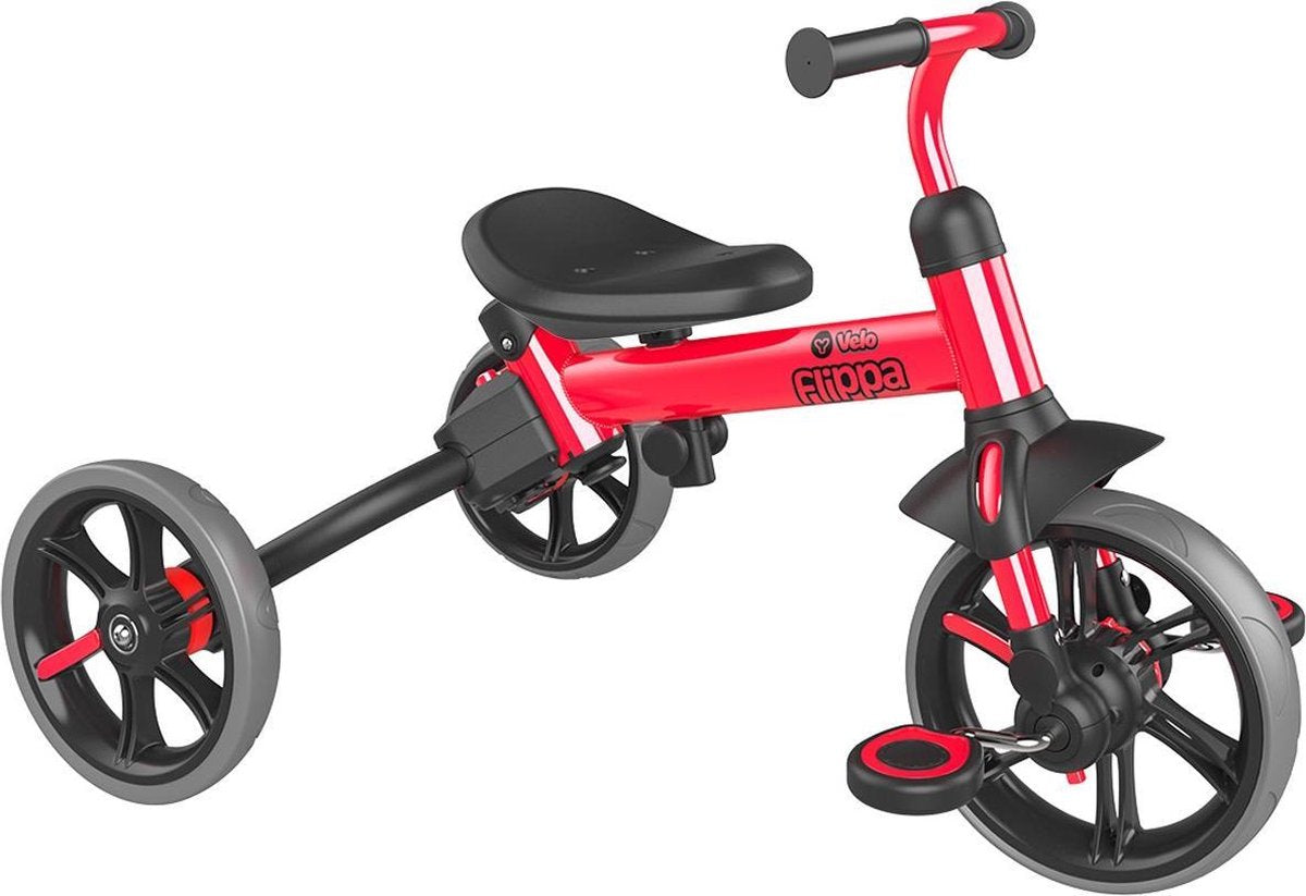 YVELO Flippa loopfiets rood
