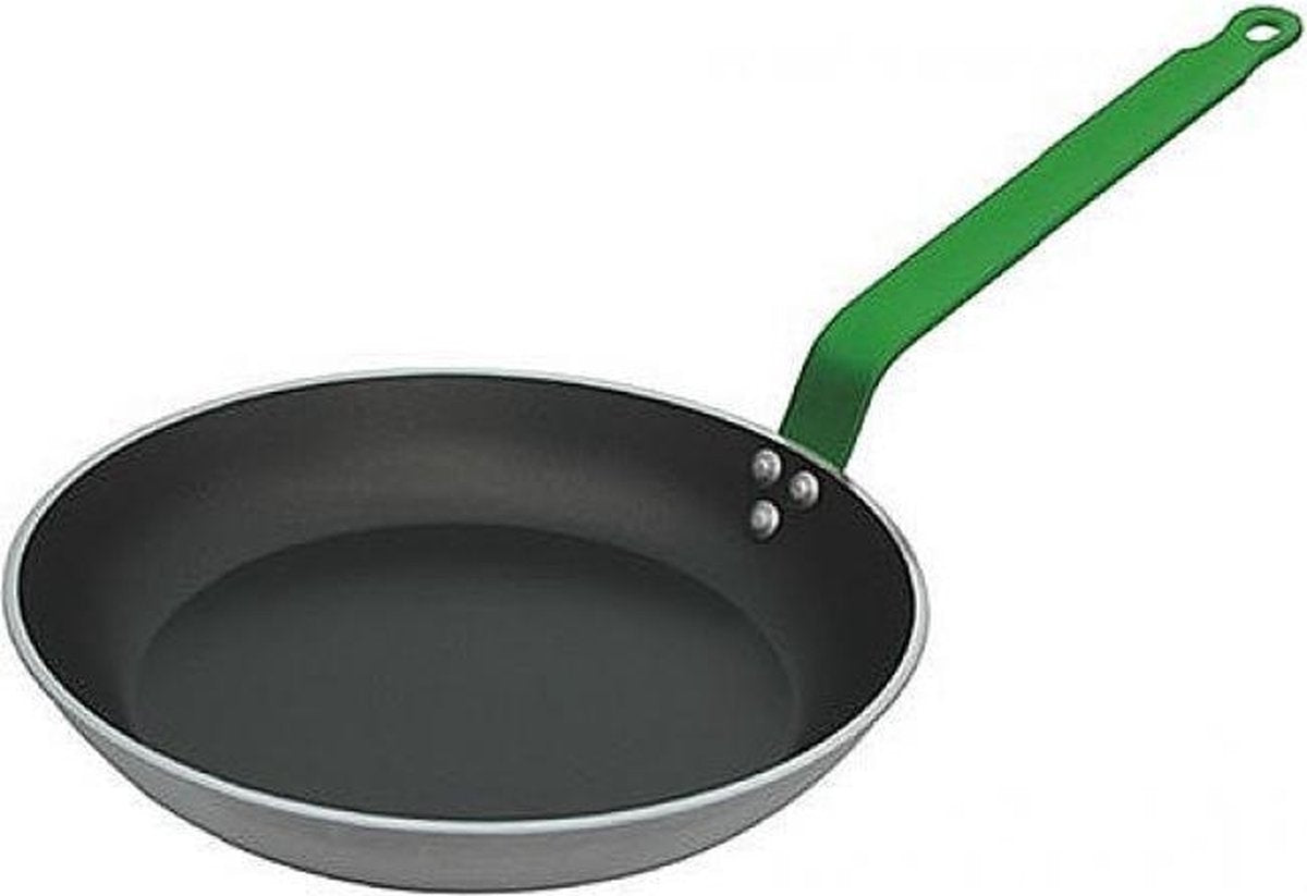 De Buyer Choc HACCP Koekenpan met Groen Handvat - Ø 24cm - Aluminium