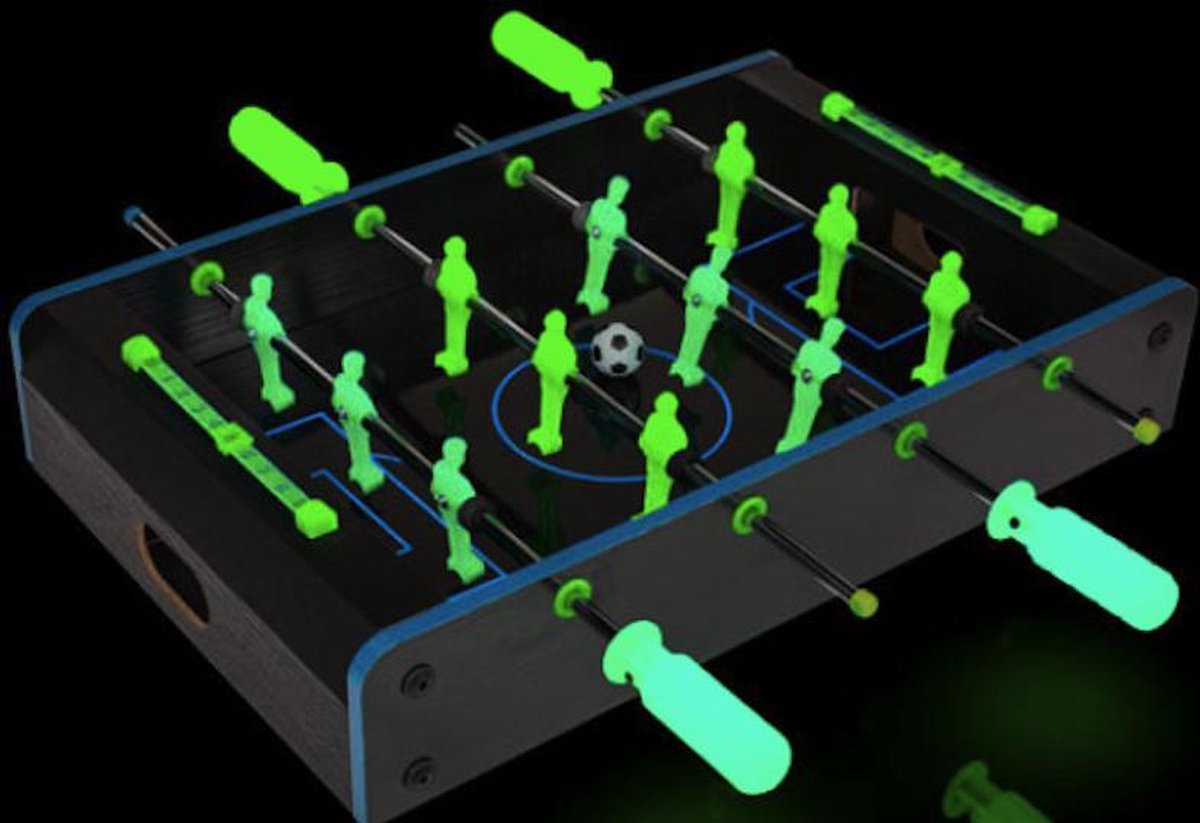 Voetbal Tafel - Table Football Glow in The Dark - Tafelvoetbal - Speelgoed - Cadeau - Thuisvermaak - Thuis Game - Voetbal