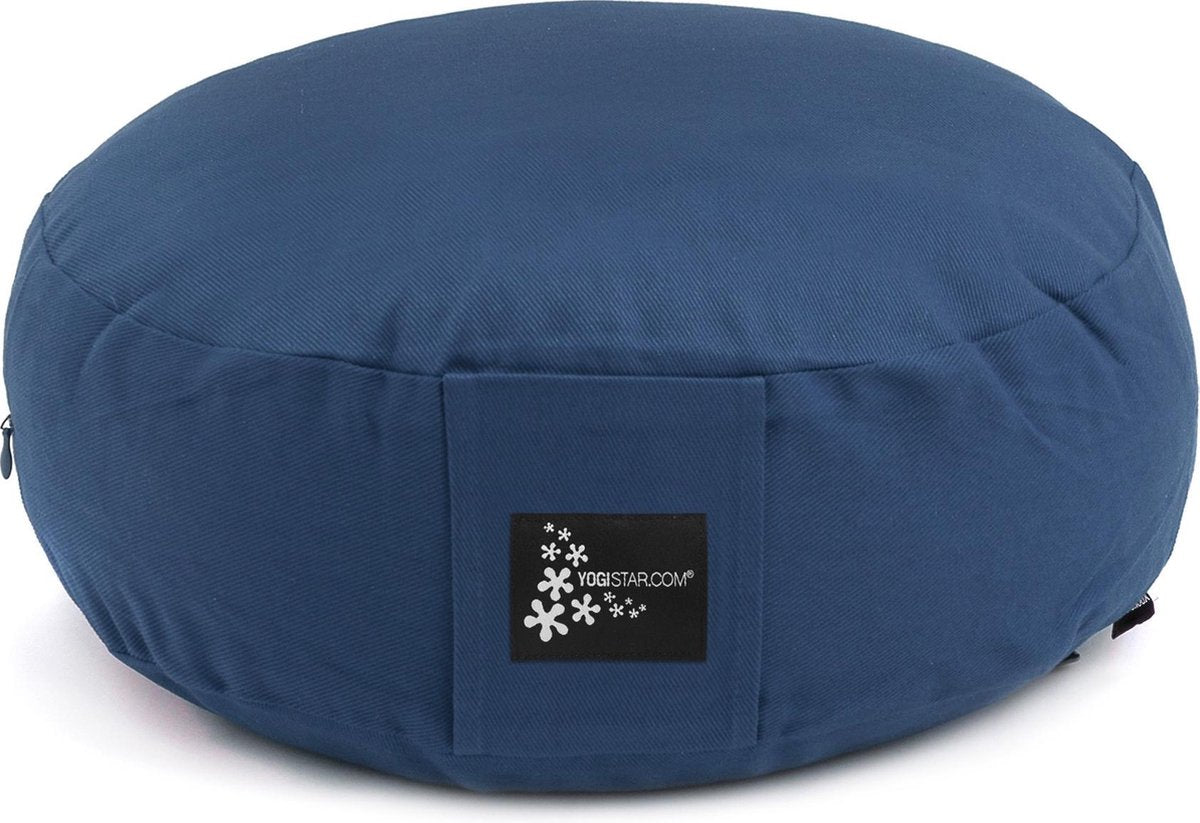 Meditatiekussen - rond dark blue Meditatiekussen YOGISTAR