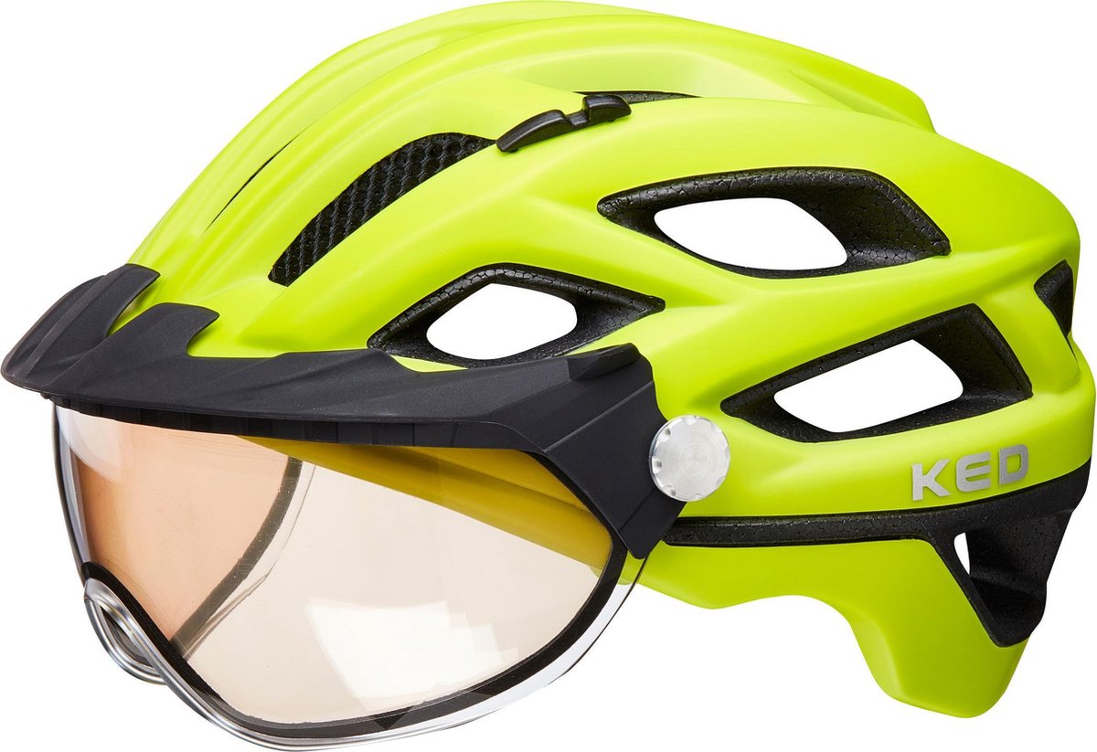 Fietshelm KED Covis Lite L (55-61cm) - yellow matt